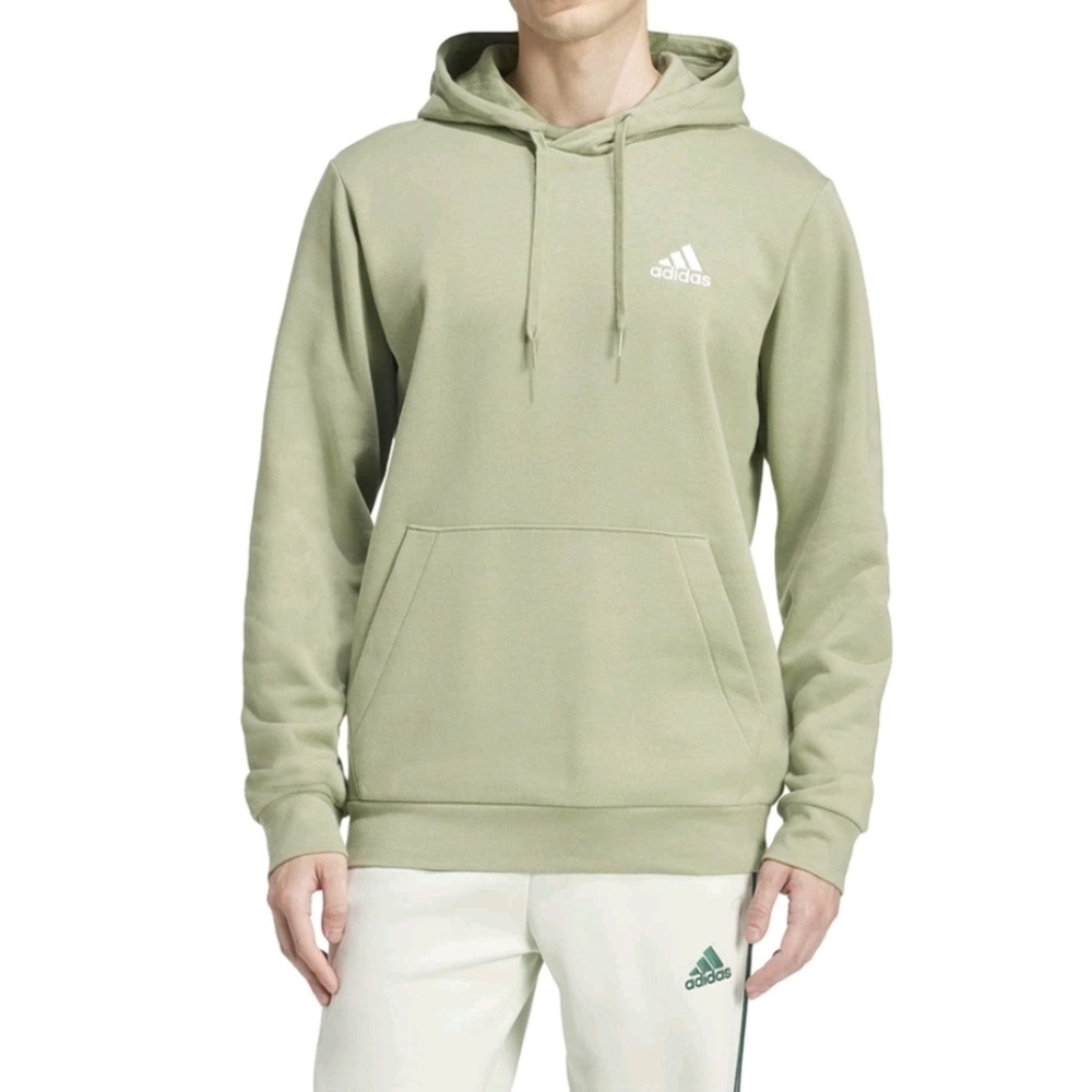 New adidas Essentials Pullover Hoodie Mens  Casual Sweatshirt Mint Green 2XL